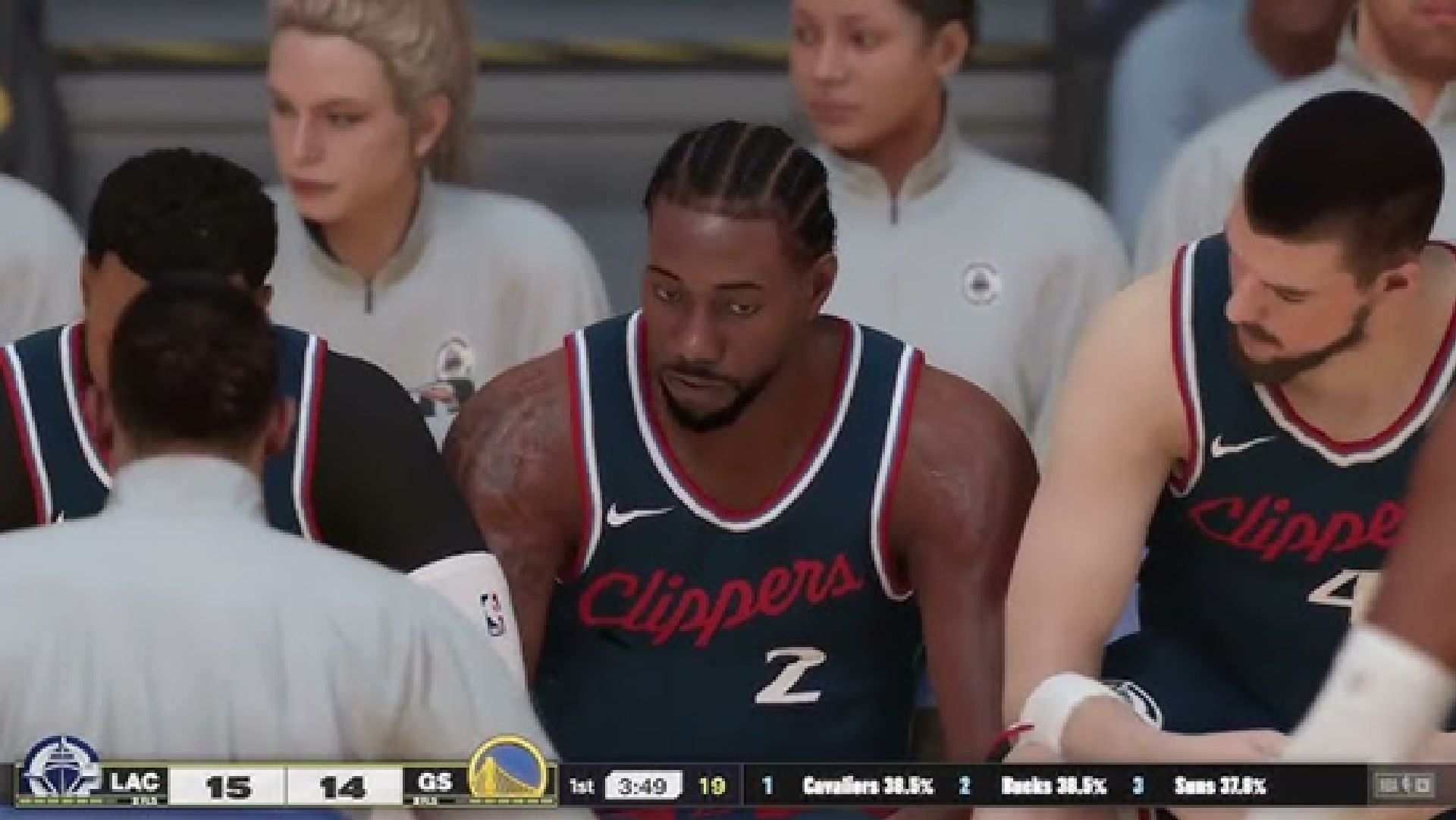 NBA 2K26 player ratings, Los Angeles Clippers ratings in NBA 2K26