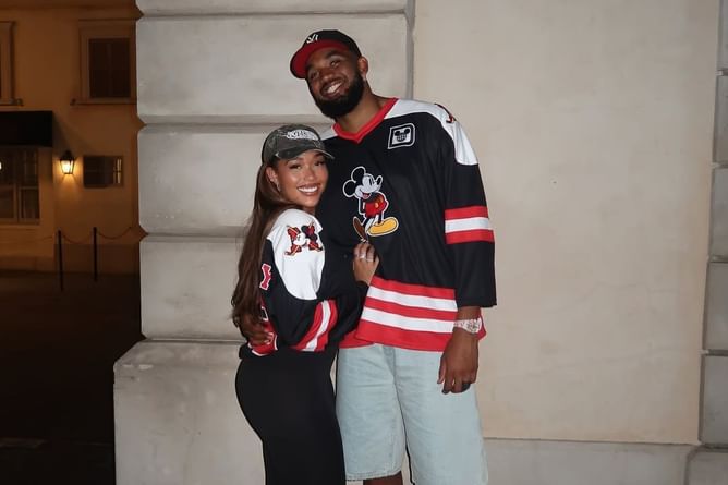 "My love!!!! love you too much": Jordyn Woods melts over Karl-Anthony Towns' heartfelt birthday message