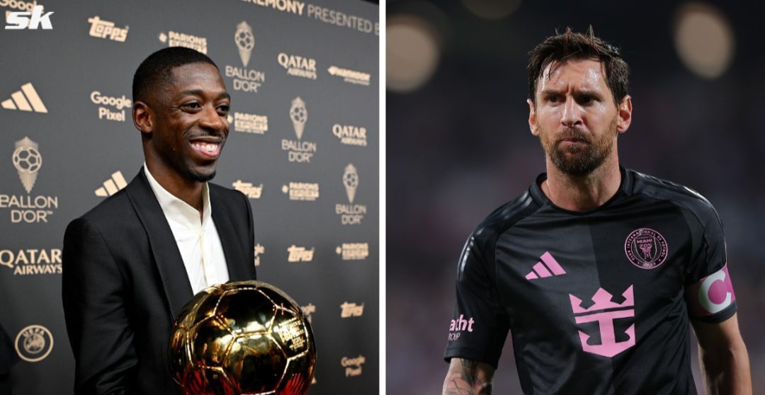 Ousmane Dembele has followed in Lionel Messi