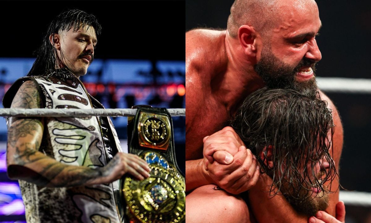 WWE Intercontinental Champion, Dominik Mysterio (L) and Rusev (R). [Photo credit: WWE.com]