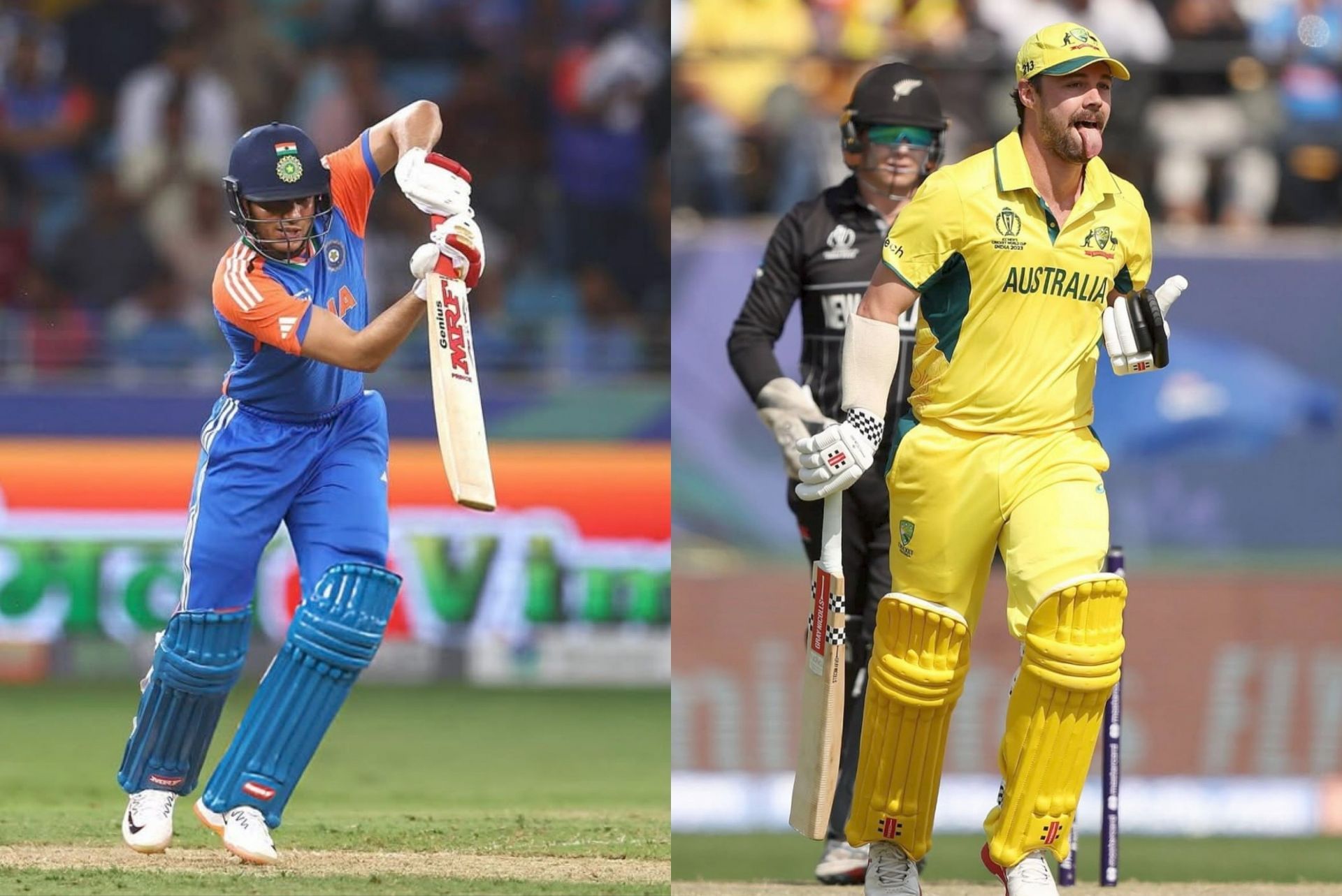 Shubman Gill (L) and Travis Head (R) (Image via Instagram-@shubmangill and @travishead34)