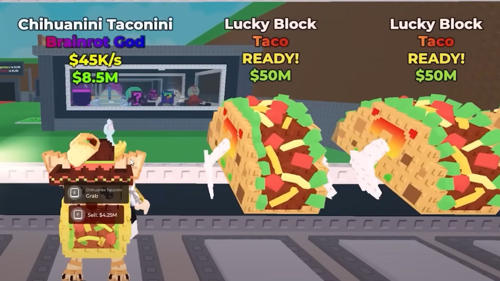 Taco Lucky Blocks (Image via Roblox)