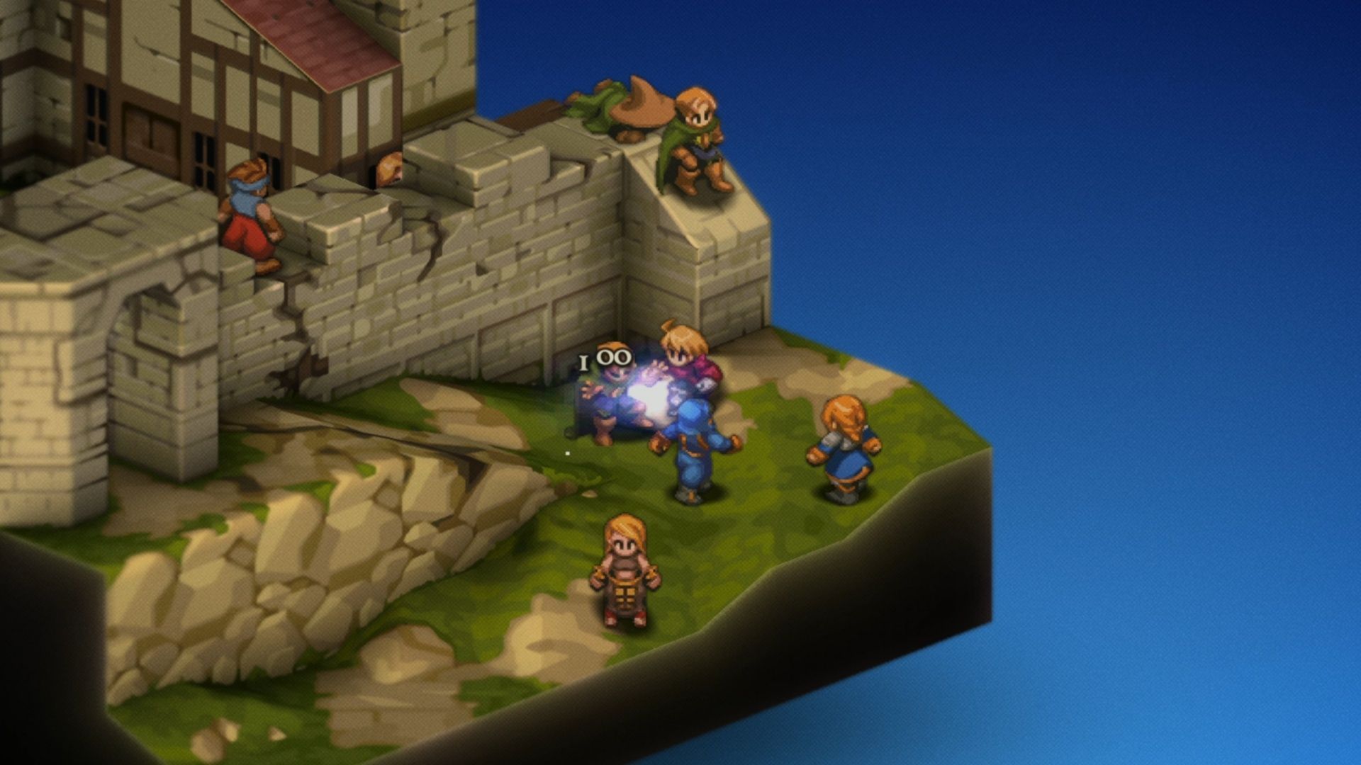 They&#039;ll file in nice and slow, and let you pound them to dust, even on Tactician difficulty (Image via Square Enix)