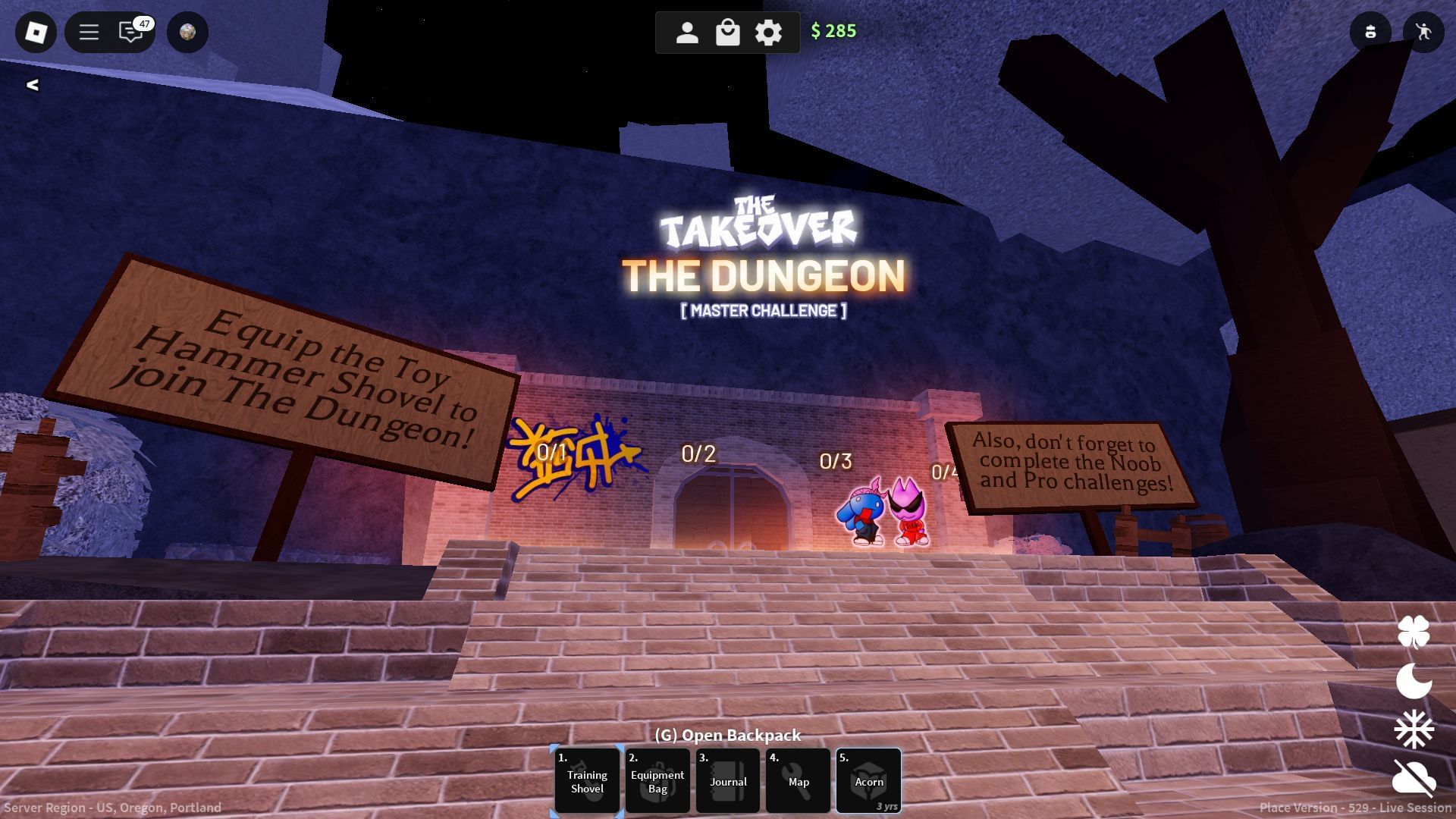 The Master challenge portal (Image via Roblox)