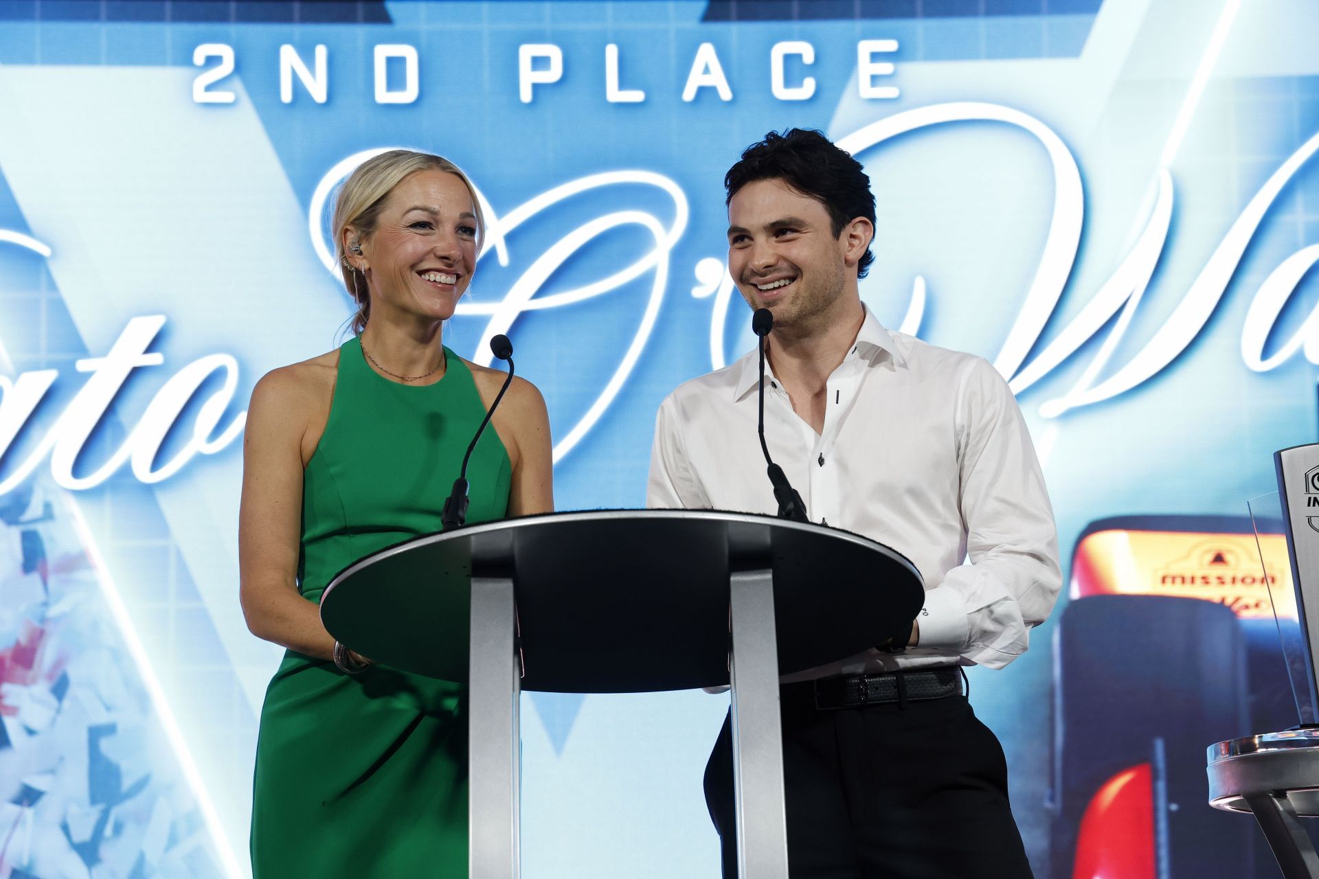 Pato O&#039;Ward speaks during the NTT INDYCAR Series Season Awards - Source: Getty
