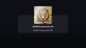 Roblox The Takeover event: Savannah Life guide