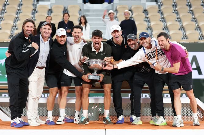 Who is in Carlos Alcaraz's player's box at US Open 2025? All about the Spaniard's support system in New York