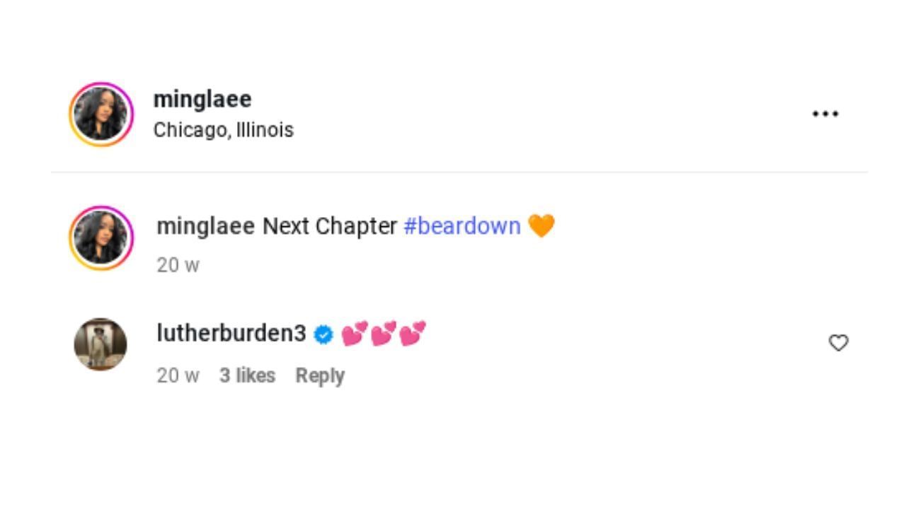 Source: (Via Instagram/ @minglaee)
