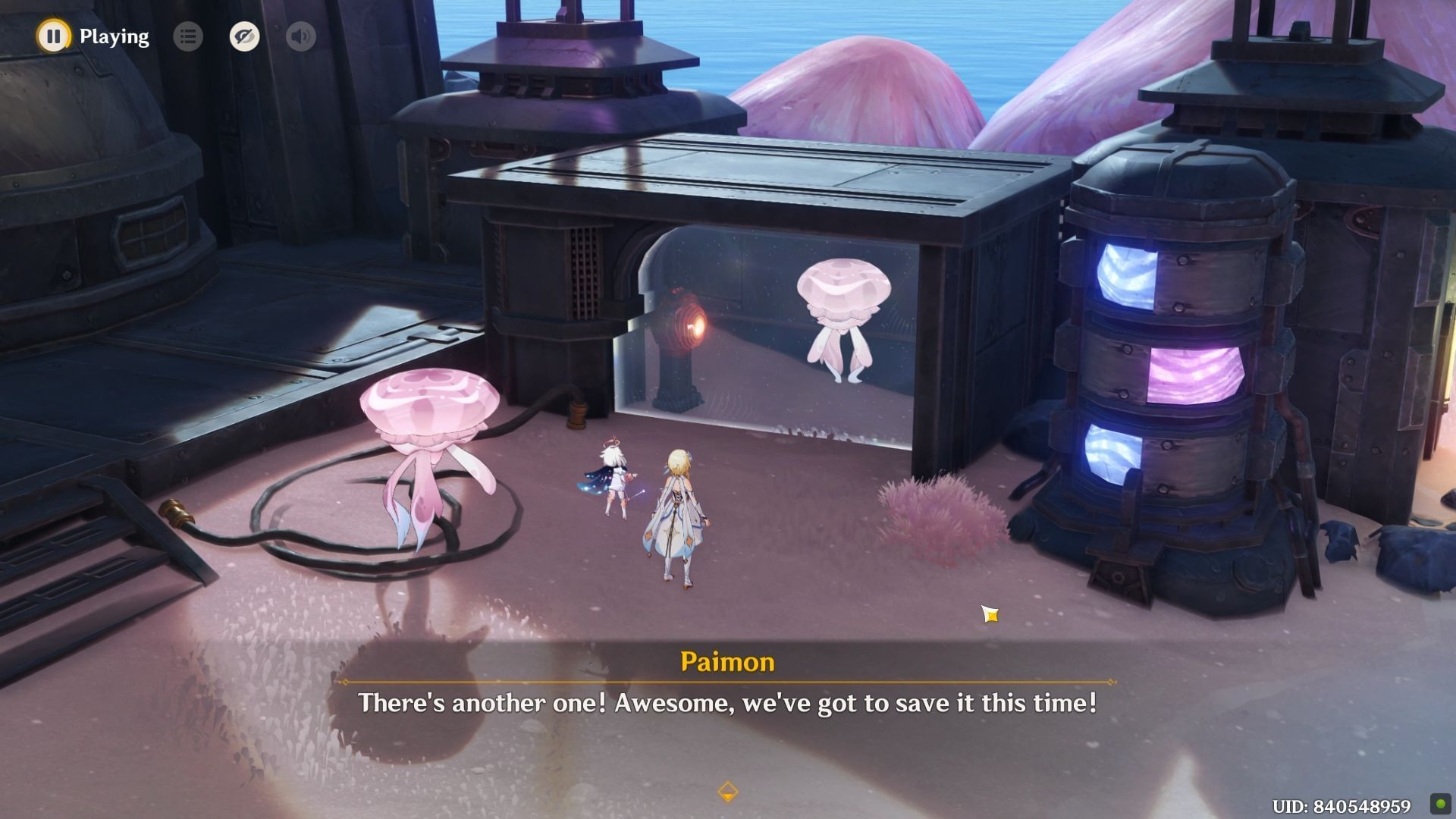 Another jellyfish (Image via HoYoverse)