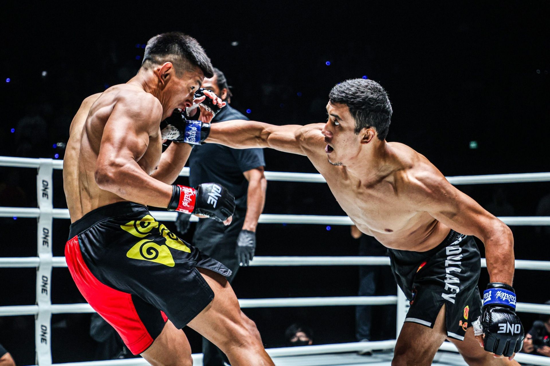 (From left) Tang Kai and Akbar Abdullaev. [Image: ONE Championship]