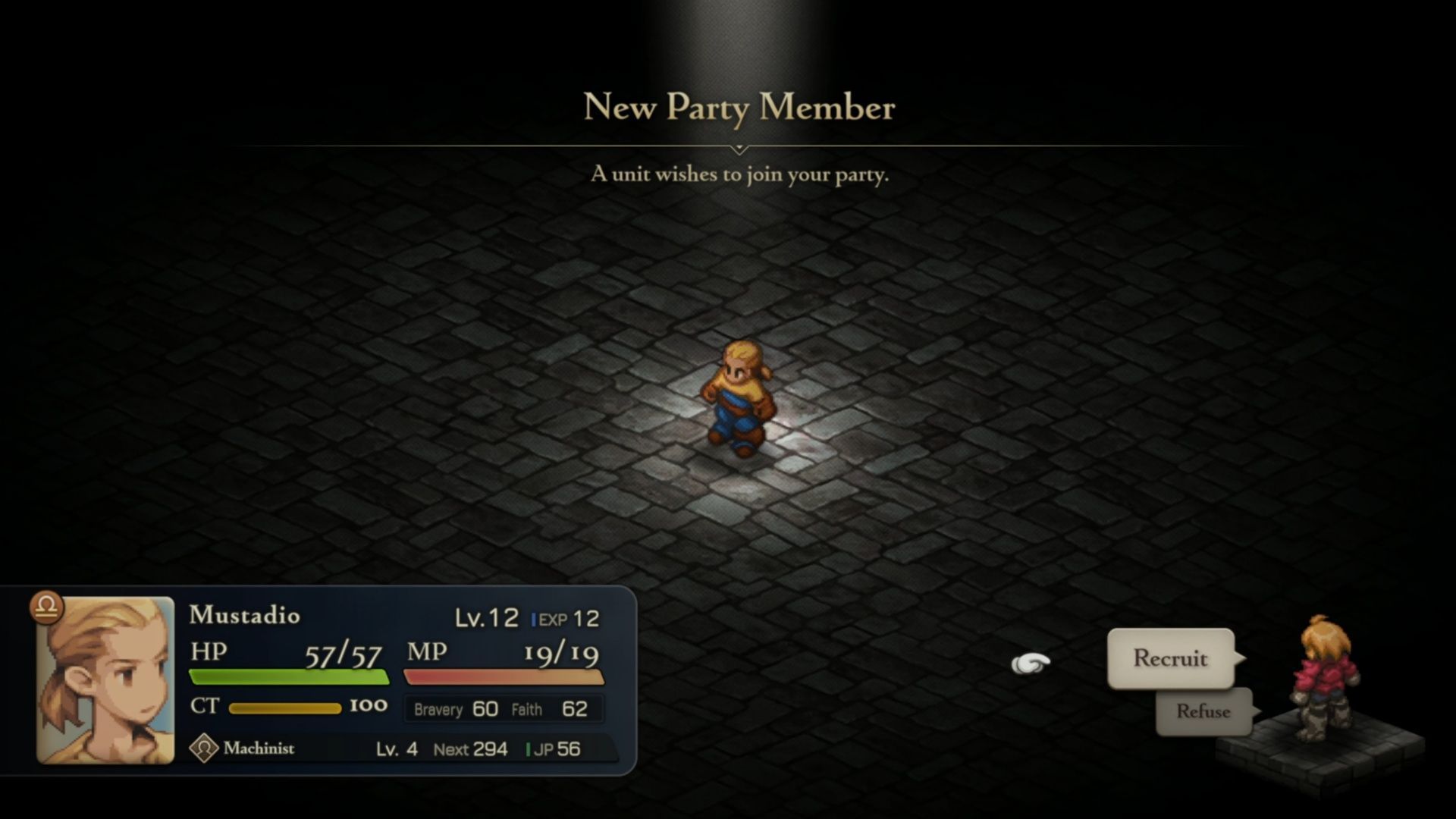Don&#039;t let his stats fool you; he&#039;s very important in the late game (Image via Square Enix)
