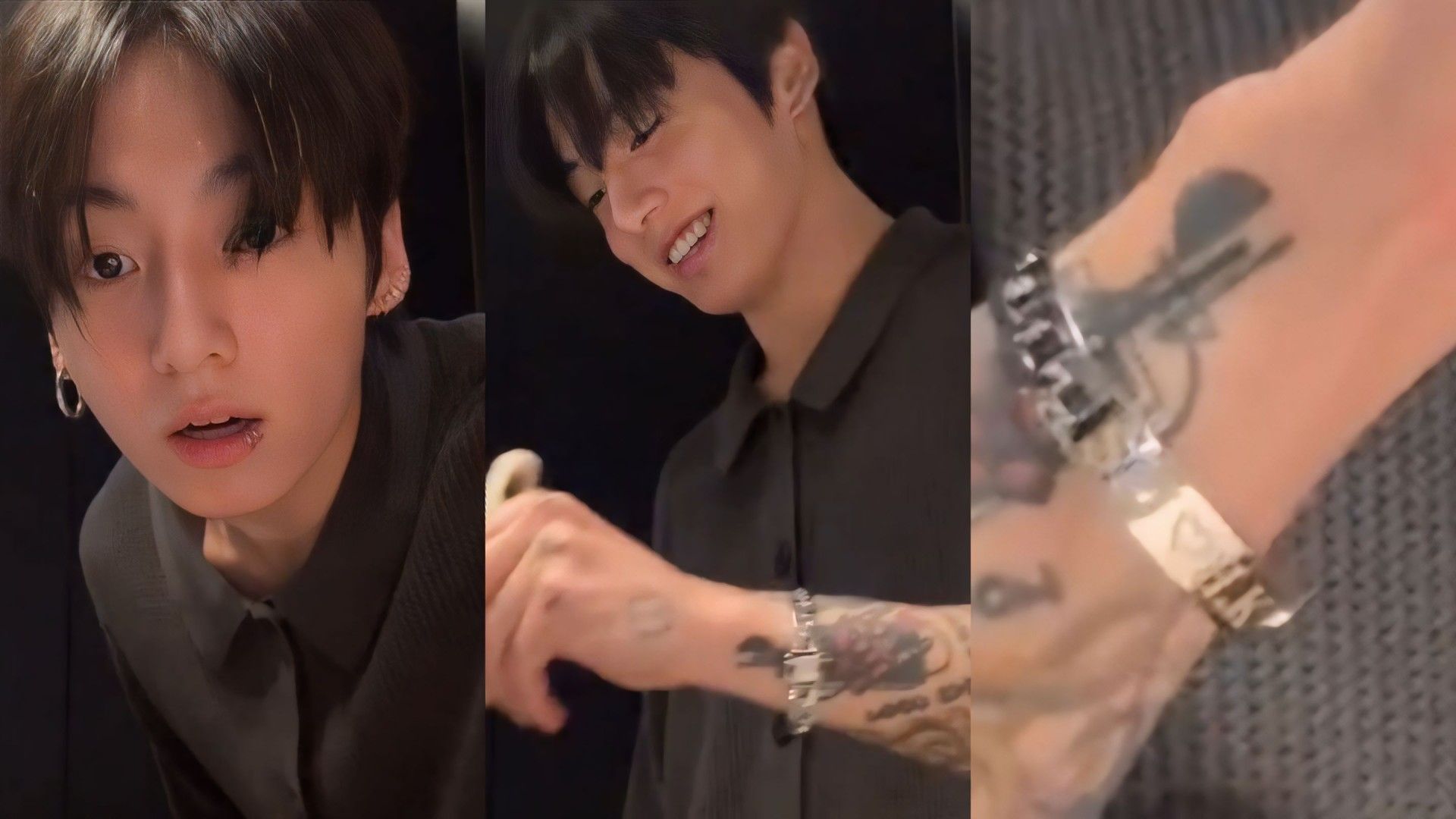 Jungkook live on Weverse (Image via Weverse)
