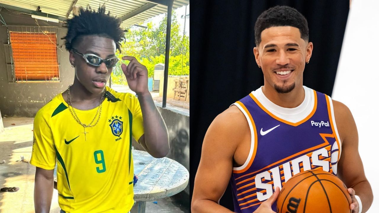 Inside Devin Booker&rsquo;s hidden Phoenix warehouse: NBA star flexes insane man cave to IShowSpeed