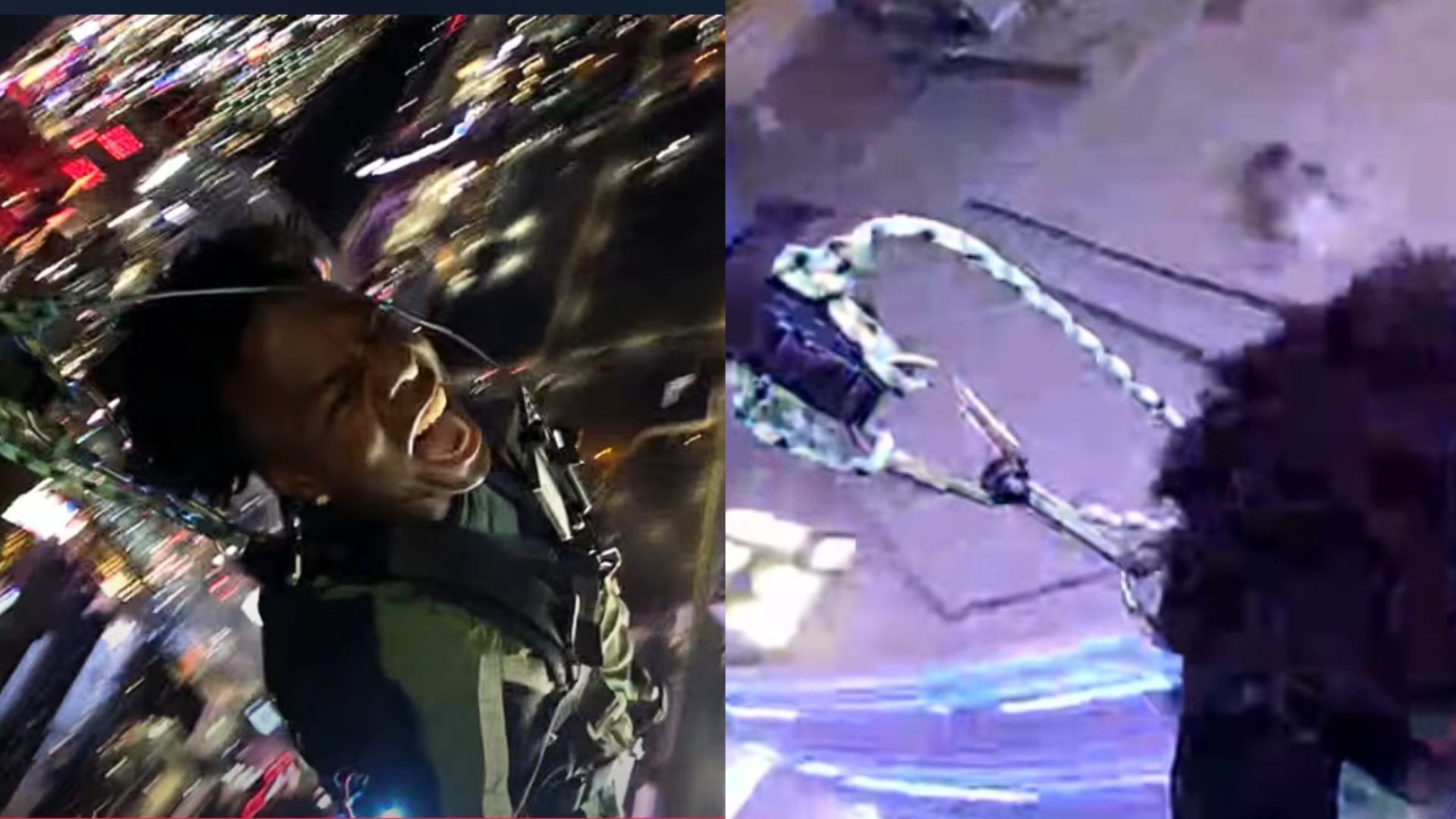 IShowSpeed had a wild stream in Las Vegas (Images via IShowSpeed/YouTube)