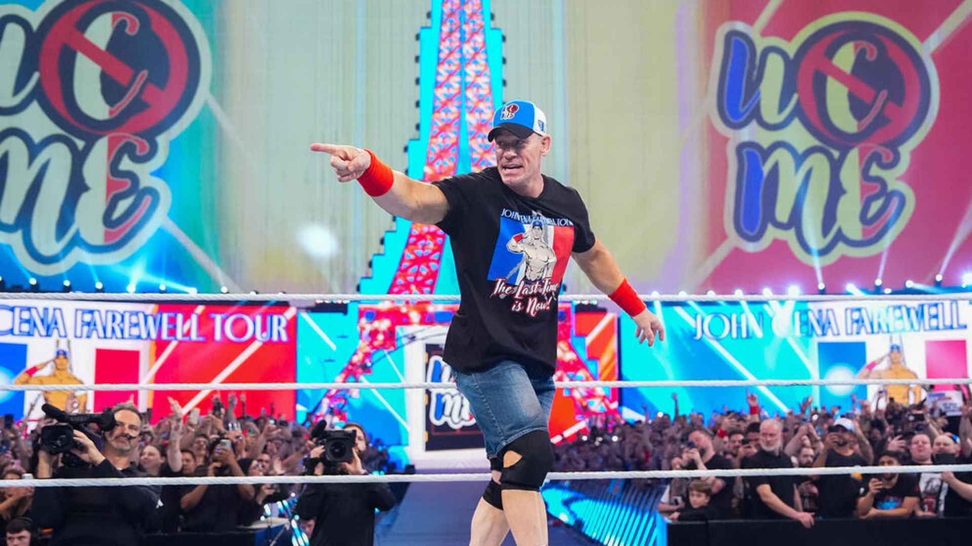 John Cena at WWE Clash in Paris [Image Credits: WWE.com]