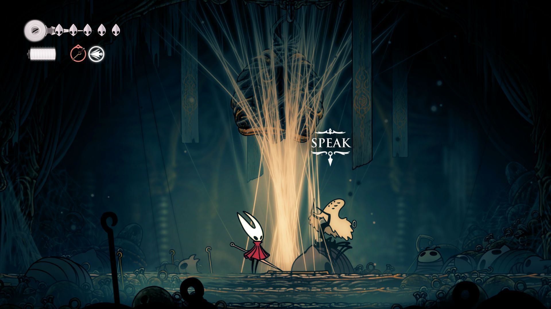 The Widow boss in Hollow Knight Silksong (Image via SK Gaming | Team Cherry)