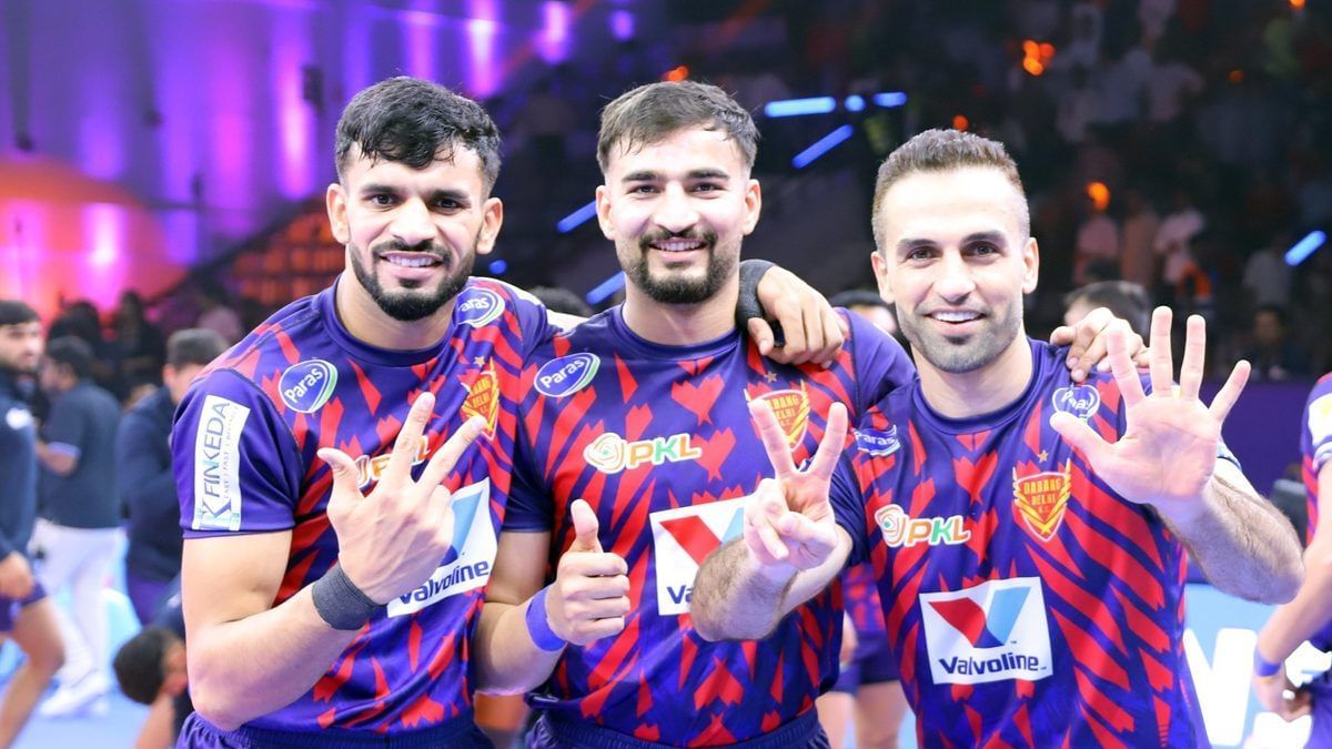 Dabang Delhi KC are the current tabletoppers (Image: Pro Kabaddi)