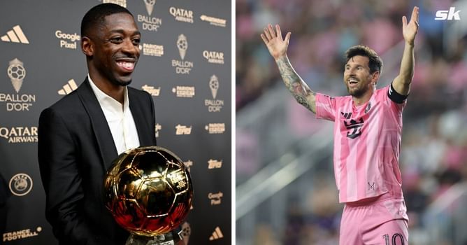 Lionel Messi sends heartfelt message to former teammate Ousmane Dembele as latter wins 2025 Ballon d'Or