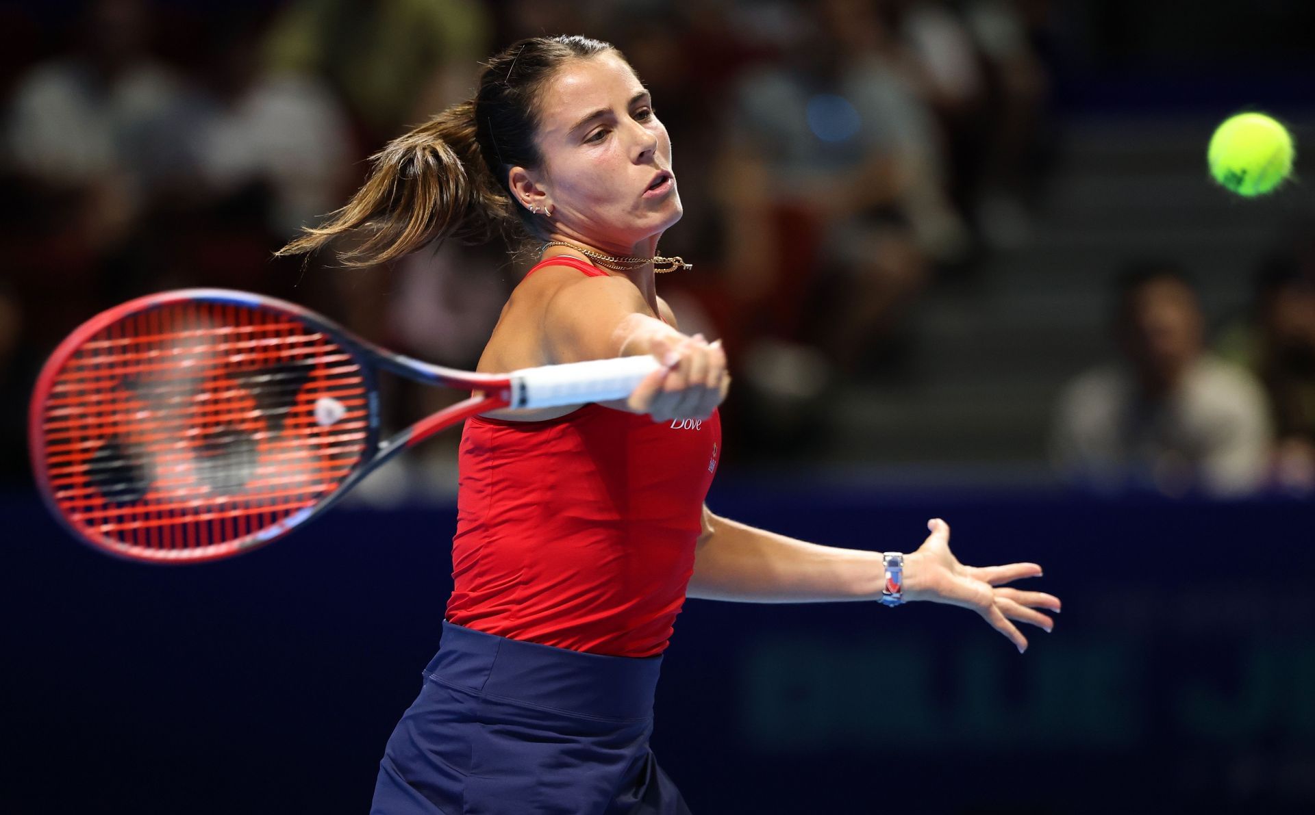 Emma Navarro at the USA v Great Britain - Billie Jean King Cup By Gainbridge Finals 2025 - (Source: Getty)