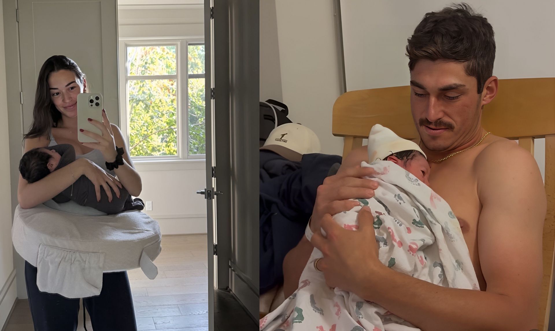 Mason Marchment &amp; wife Alexis welcome baby boy Banks Bryan, after crushing miscarriage in late 2024. (Image Source: Alexis Marchment/IG)