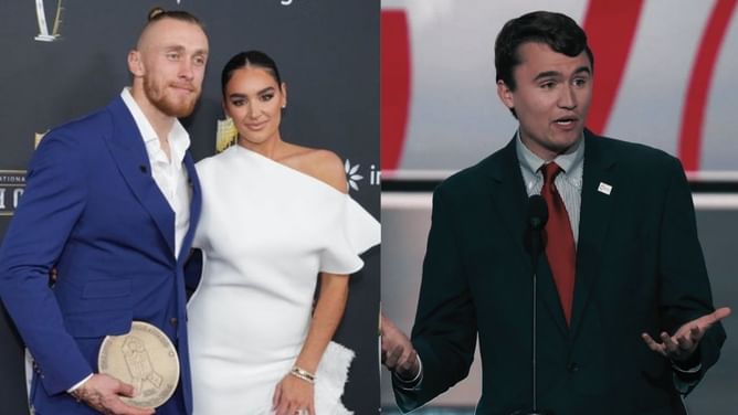 "How sick is the world": George Kittle’s wife Claire lashes out at fake quotes tying 49ers star to Charlie Kirk assassination