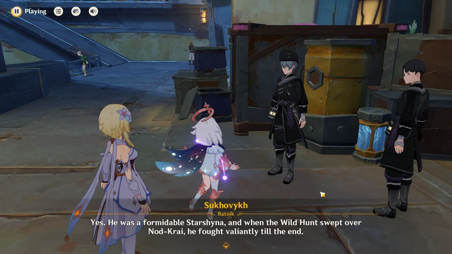 Go to Nasha Town and talk to Lightkeepers (Image via HoYoverse)