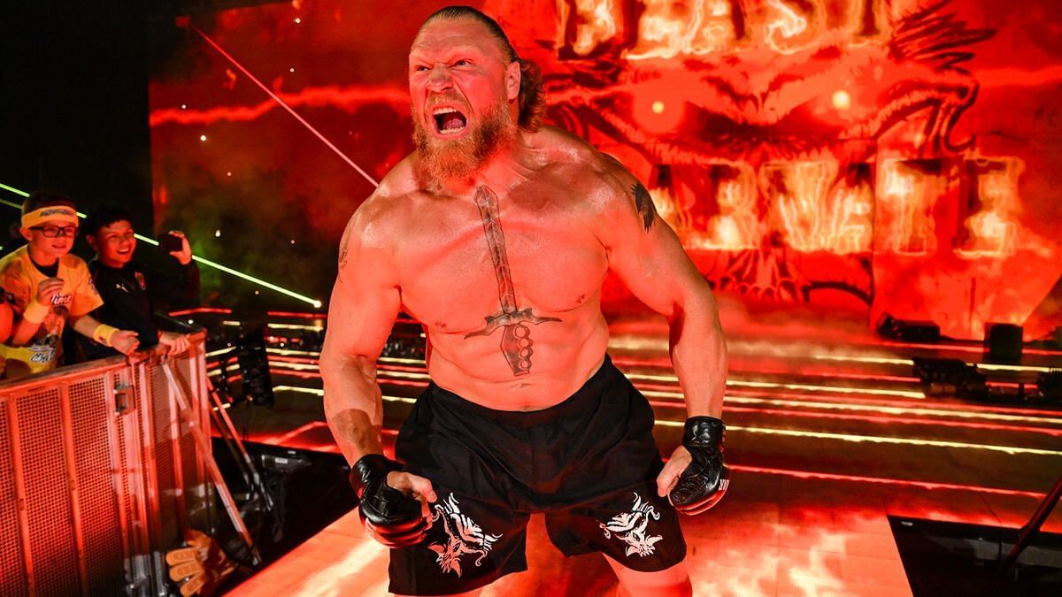 Brock Lesnar at Wrestlepalooza (Pictures credit: WWE.com)