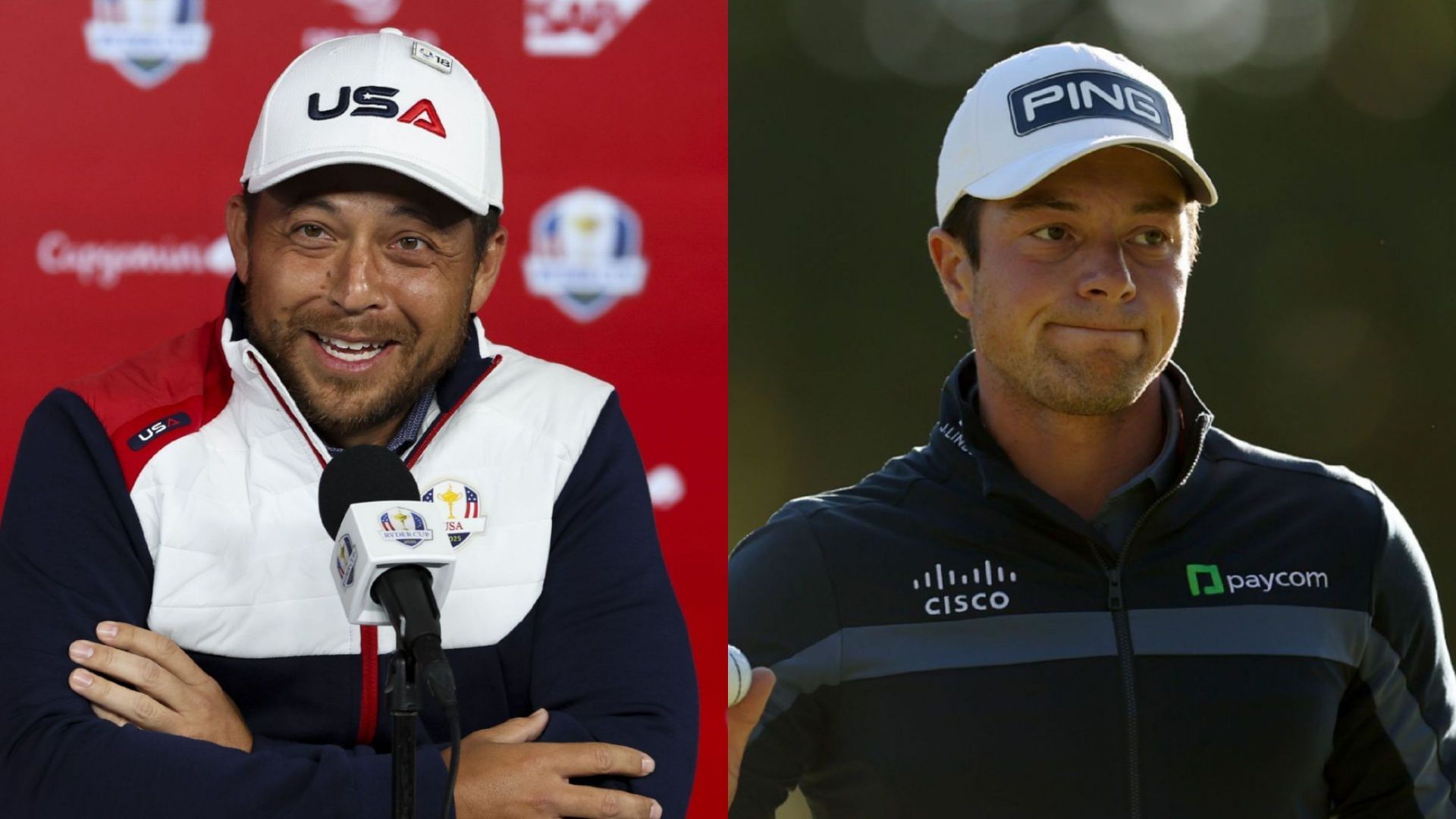 Xander Schauffele (on the left) and Viktor Hovland (on the right) / Source: Getty Images