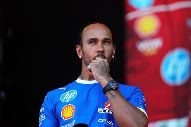 "Sorry I couldn't go any quicker": Lewis Hamilton to Ferrari after F1 Italian GP qualifying