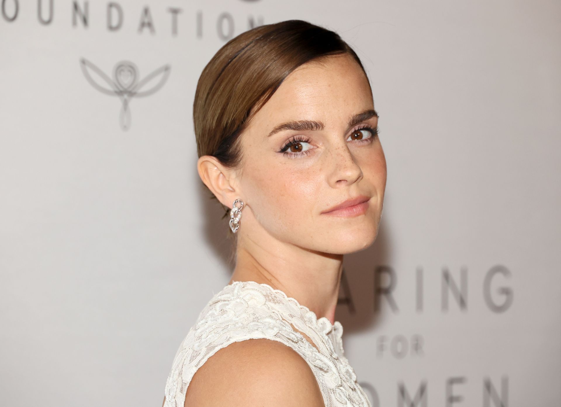 Emma Watson attends The Kering Foundation&#039;s Caring for Women dinner (Photo by Dia Dipasupil/Getty Images)