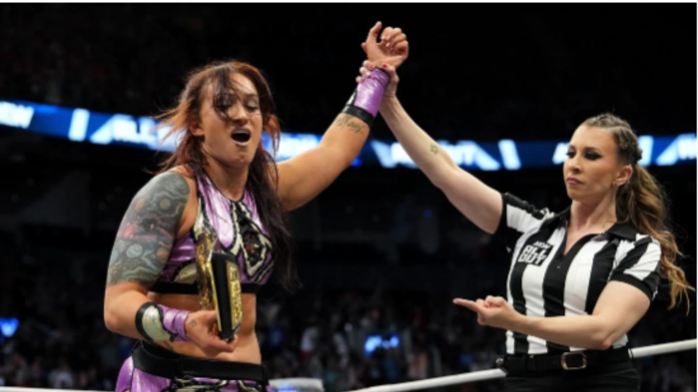 Kris Statlander after her win at All Out 2025 [Image from allelitewrestling.com]