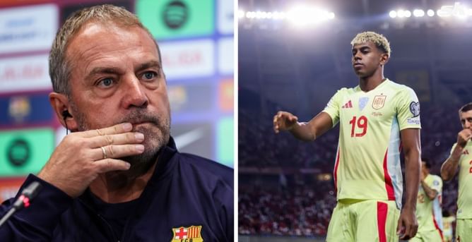 “Spain gave him painkillers even when they were winning” - Barcelona boss Hansi Flick furious as he confirms Lamine Yamal could now be out for 2 games