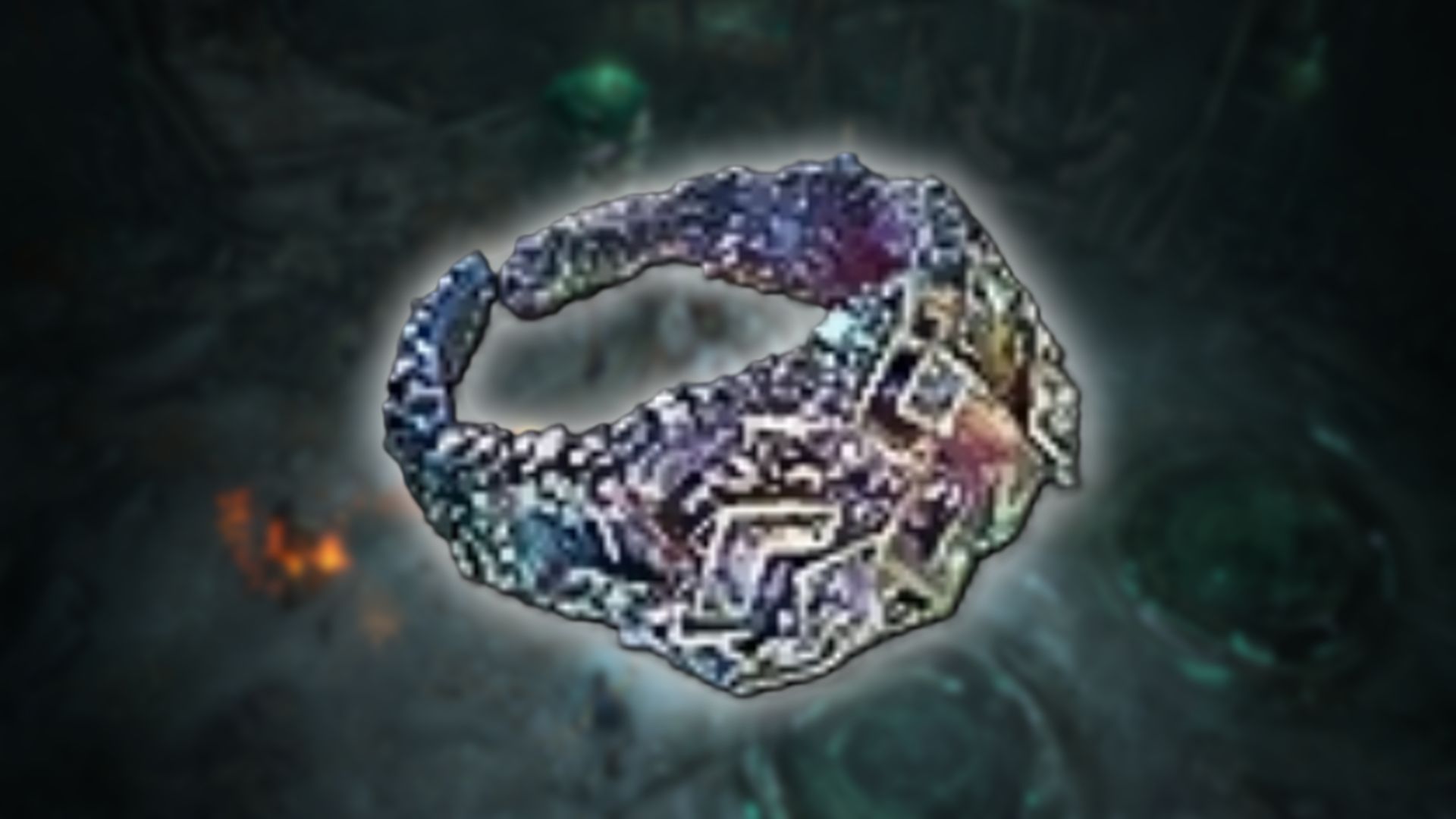 The Galvanic Azurite is a highly sought after unique ring, made for the Sorcerers in Diablo 4