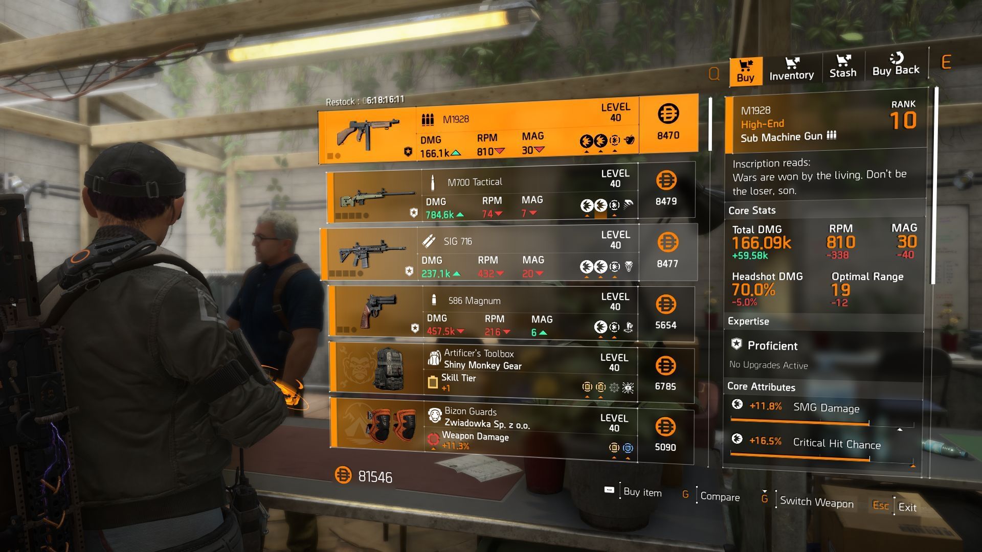 The Division 2 vendor at Haven Atrium (Image via SK Gaming || Ubisoft)