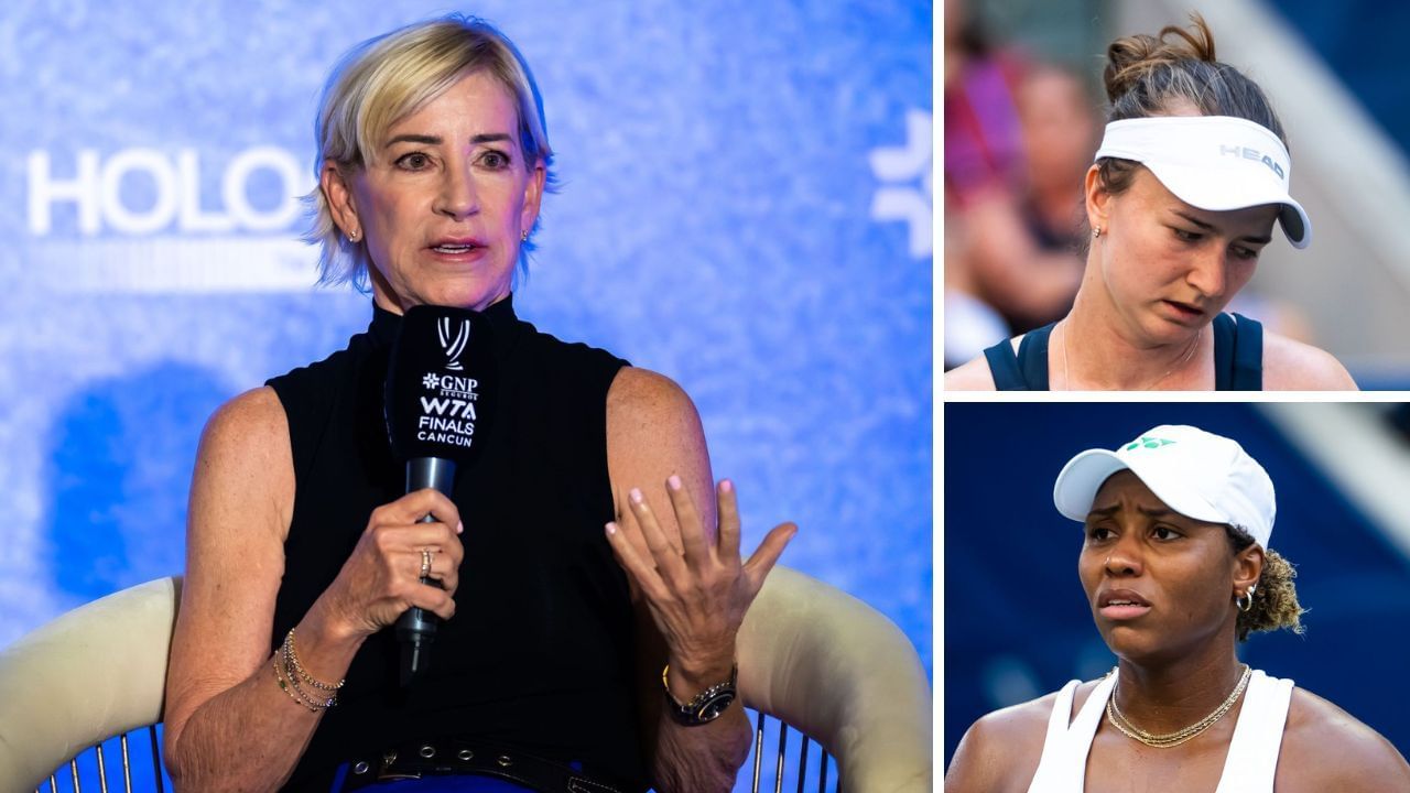 Chris Evert Barbora Krejcikova Taylor Townsend US Open