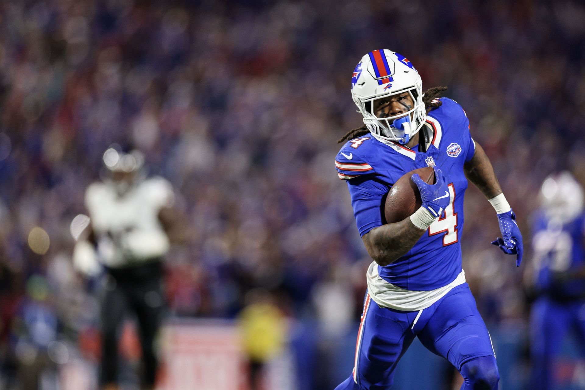 James Cook at Baltimore Ravens v Buffalo Bills - NFL 2025 - Source: Getty