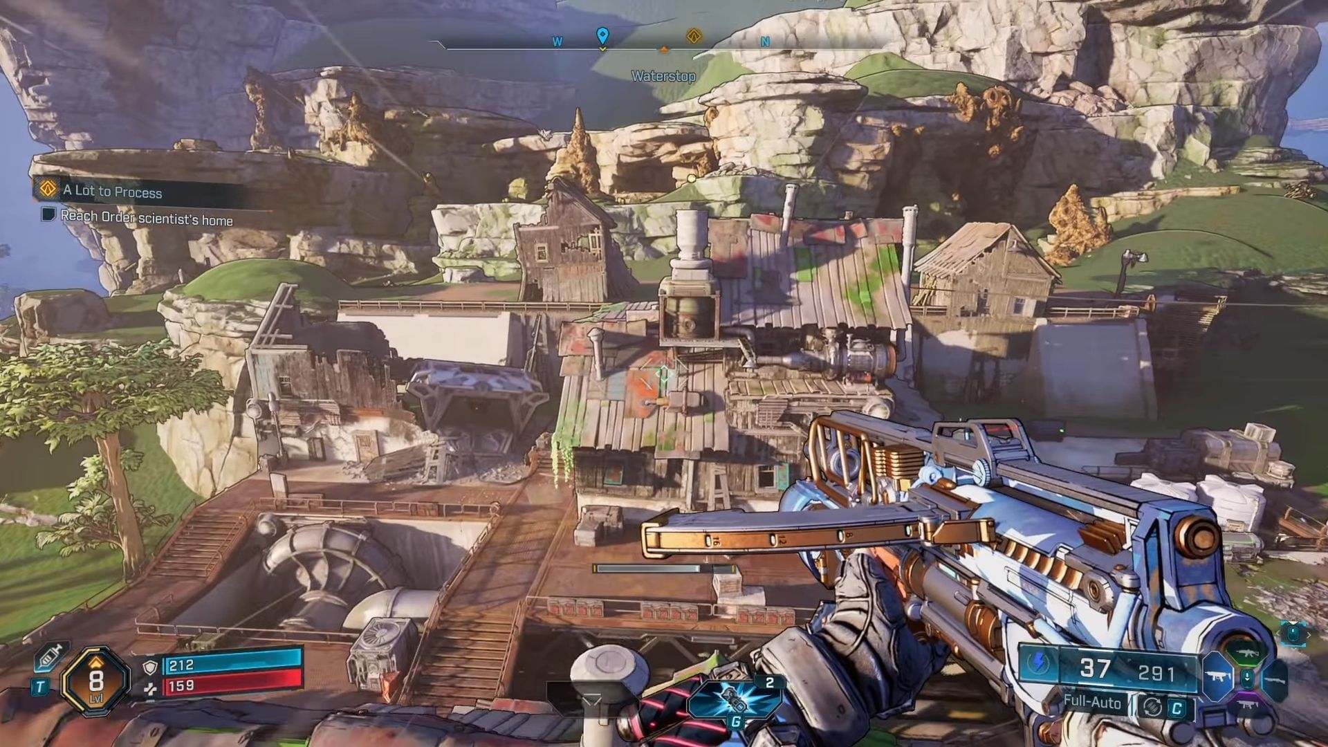 The second Orb can be seen from atop the first structure (Image via 2k | YouTube/Kibbles Gaming)