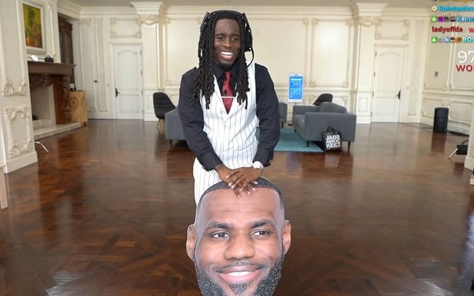 Kai Cenat reveals what LeBron James will do to him after amassing 1,000,000 Twitch subscribers during Mafiathon 3