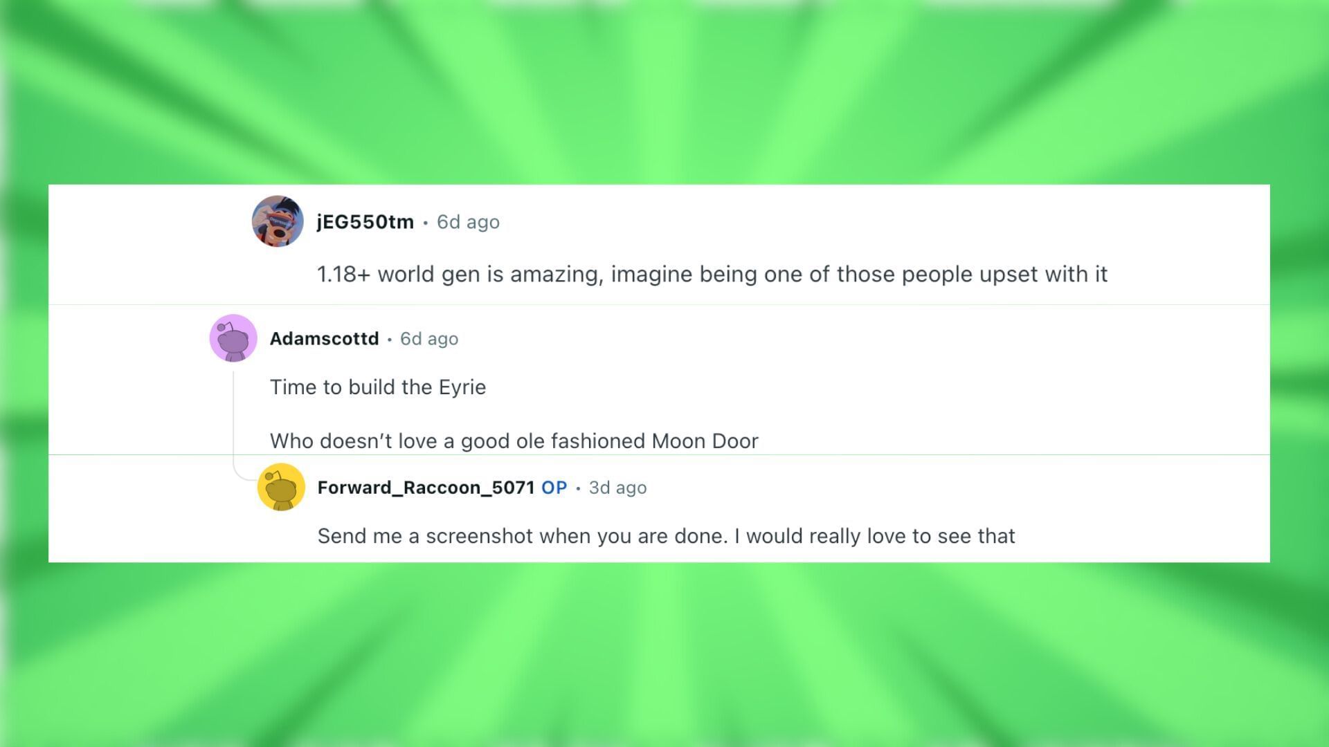 Redditors talk about the hollow mountain found in the game (Image via Reddit)