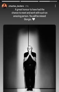 Credit: Charles Leclerc on Instagram.