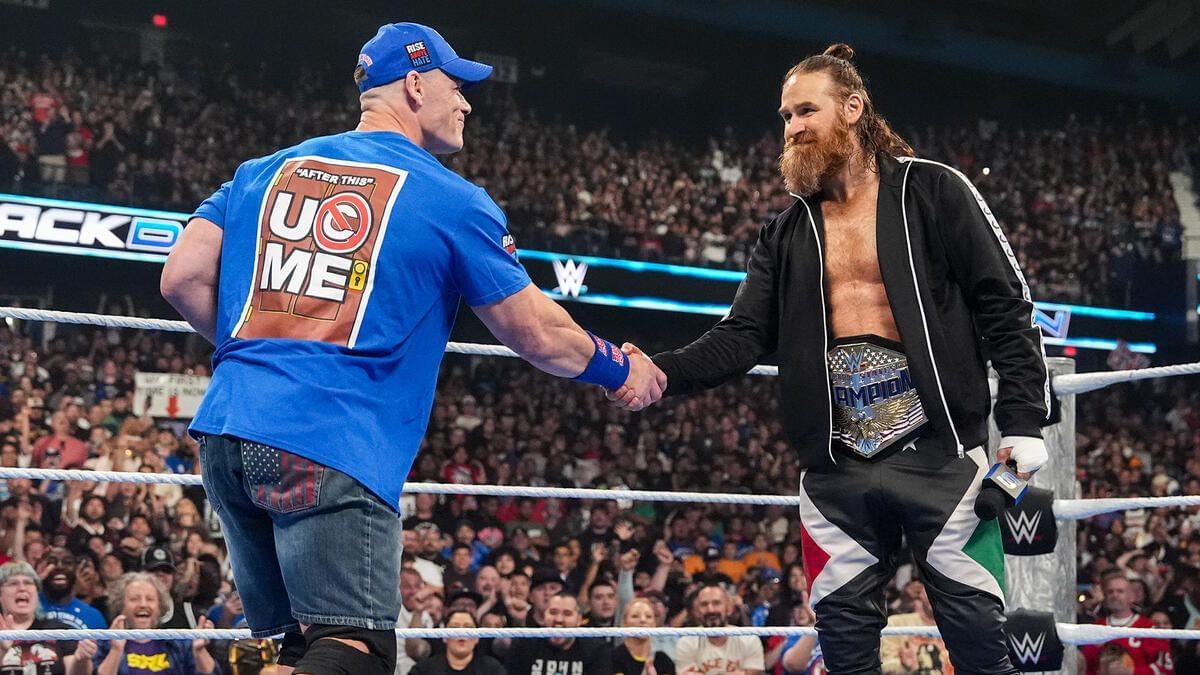 John Cena and Sami Zayn! (Credits: WWE.Com)