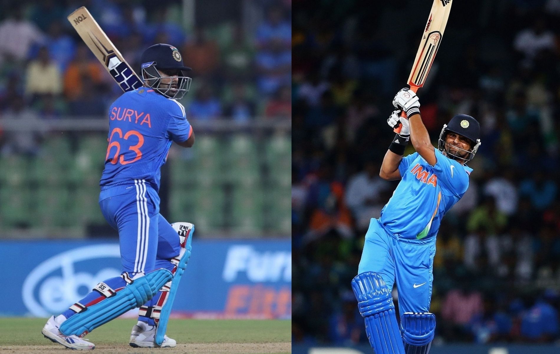 Suryakumar Yadav, Suresh Raina