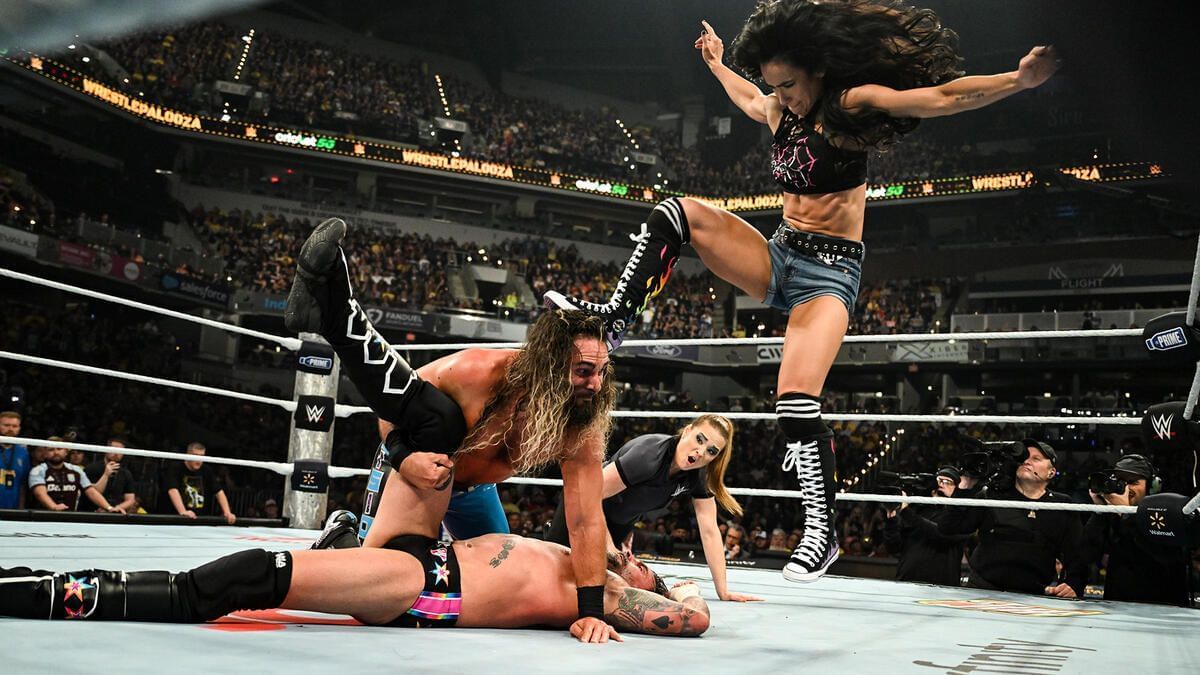 AJ Lee at Wrestlepalooza (Image via WWE.com)