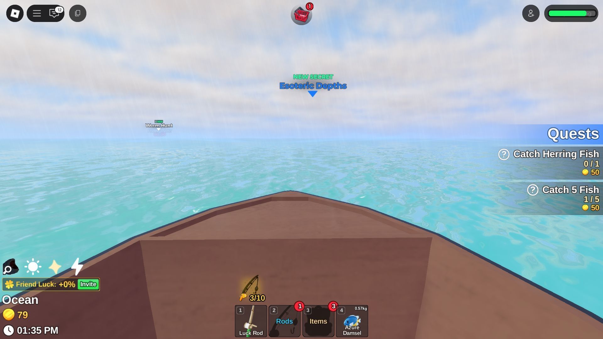 Ezoterický ostrov (obrázok cez Roblox)