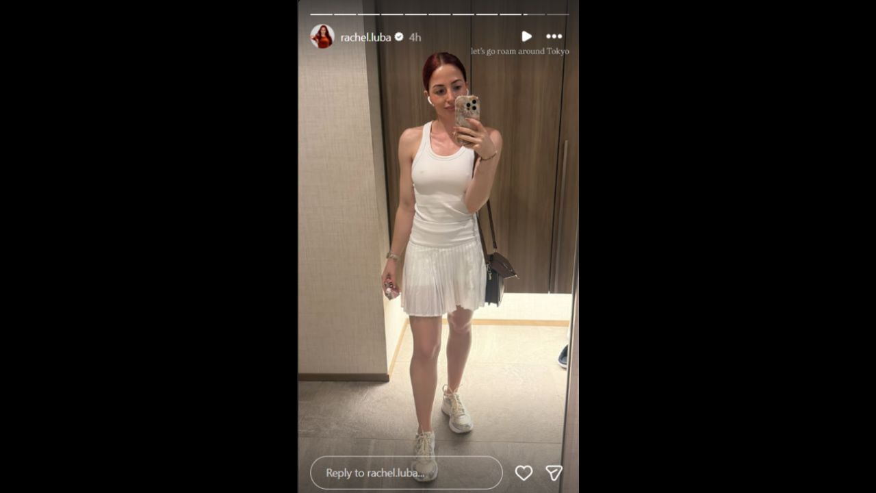 Screenshot of Rachel Luba&#039;s Instagram Story (Image from - Instagram.com/@rachel.luba IG Stories)