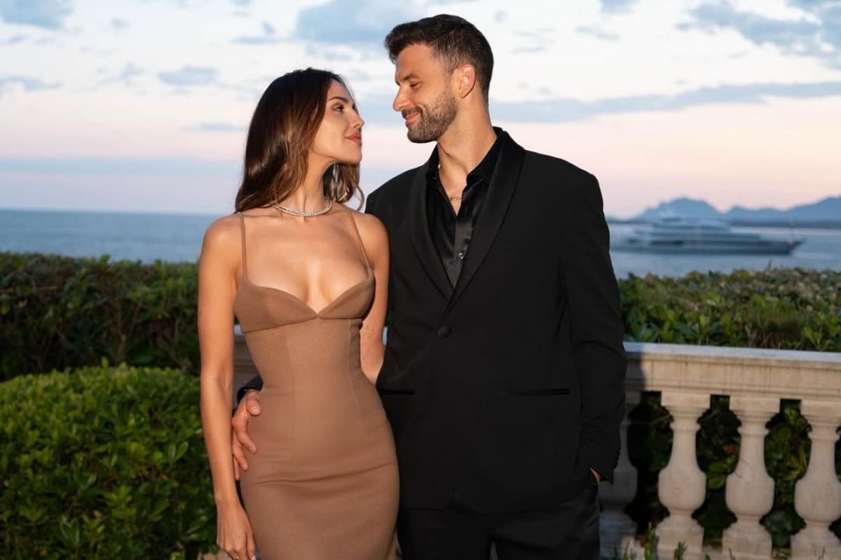 Grigor Dimitrov and his girlfriend, Liza Gonzalez - Source: getty