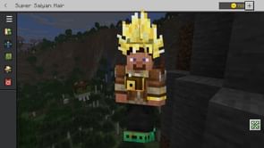 How to get free Super Saiyan Hair in Minecraft Bedrock
