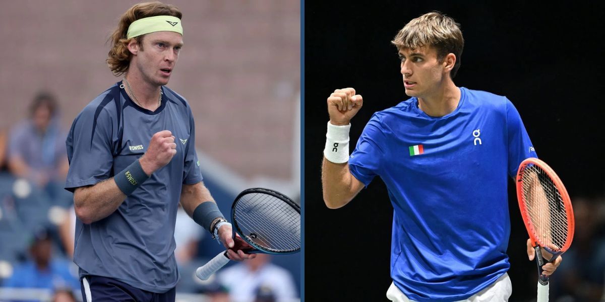 Andrey Rublev vs Flavio Cobolli is one of the first-round matches at the China Open 2025. (Photos: Getty)