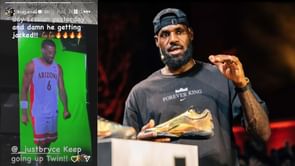 "Damnn he getting jacked" - LeBron James blown away by son Bryce James' physical transformation at Arizona Wildcat's media day