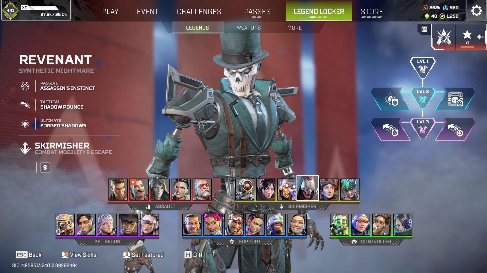 Revenant in Apex Legends Season (Image via EA)